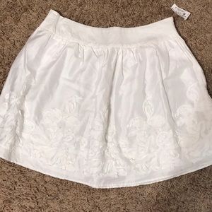 White Mini Skirt